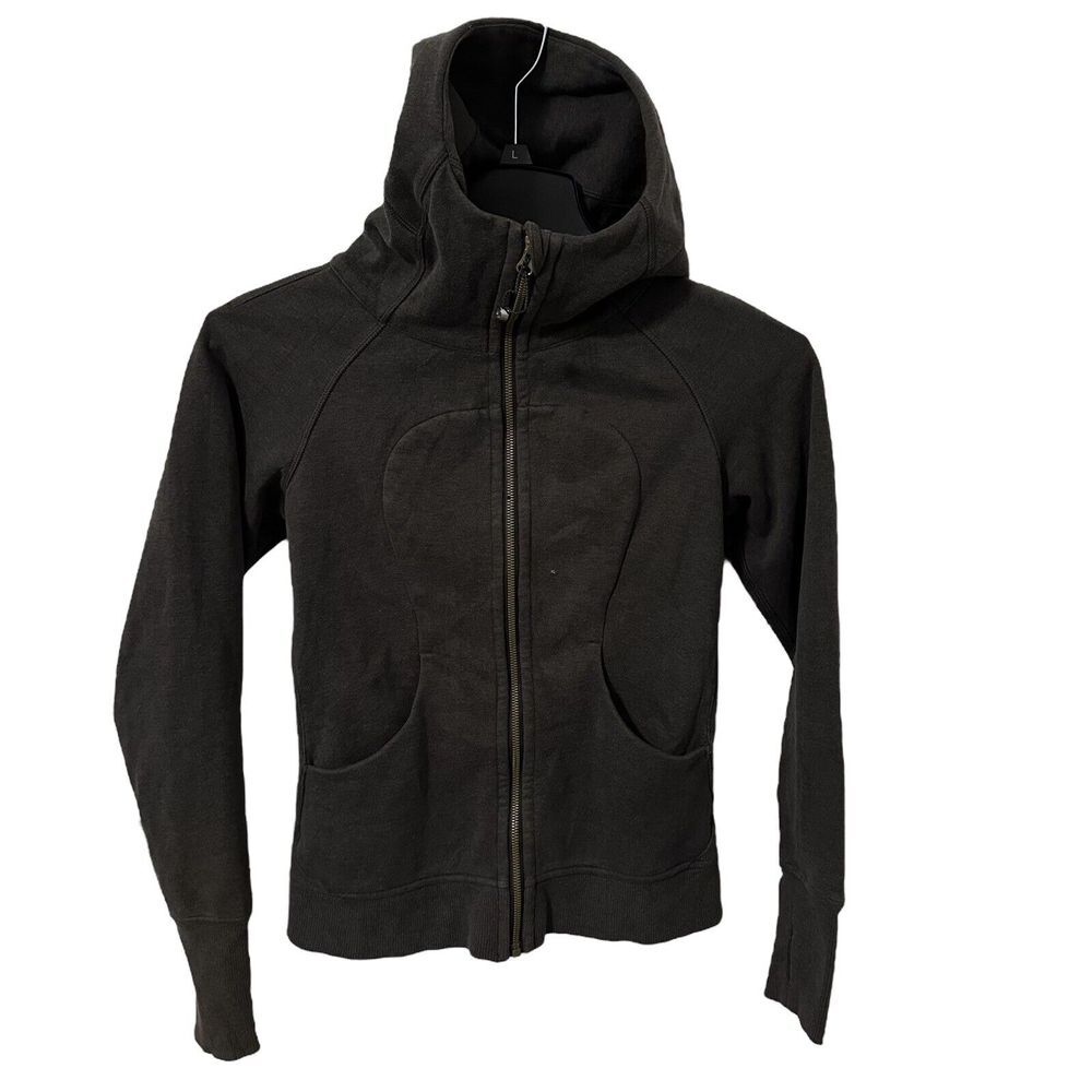 Lululemon Women's Green‎ Scuba Hoodie Jacket Size 4